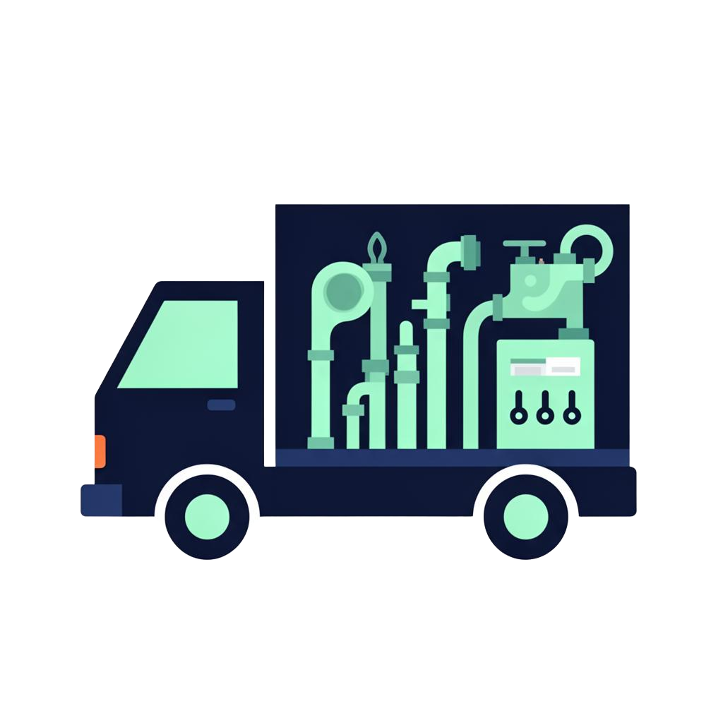 Parts delivered to the job — powered by Bilddit
